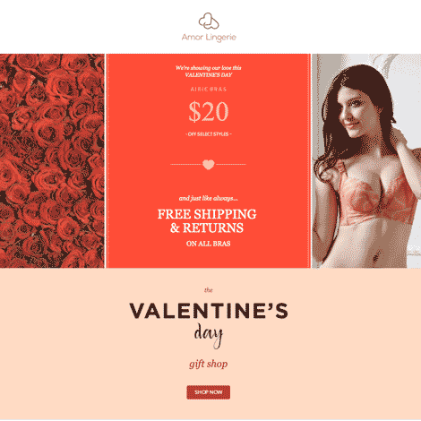 Valentine's Lingerie Sale